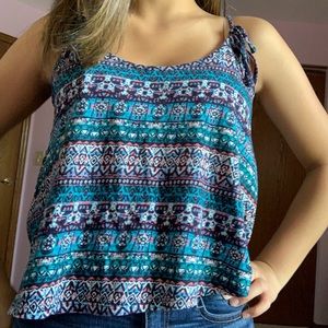 Tribal Print Tank Top